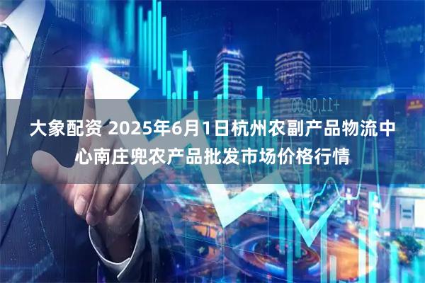 大象配资 2025年6月1日杭州农副产品物流中心南庄兜农产品批发市场价格行情